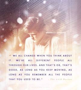 11th doctor we all change