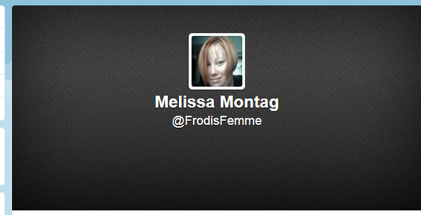 You snooze, you lose when it comes to awesome twitter handles. It's still up BTW. She didn't tweet much but she did go after one or two jerks back on Leap Day. (it was a bad idea to ad hominem Peter in earshot of Anissa too)